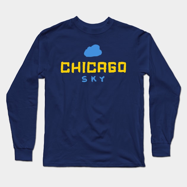 Chicago Skyyy 29 Long Sleeve T-Shirt by Very Simple Graph